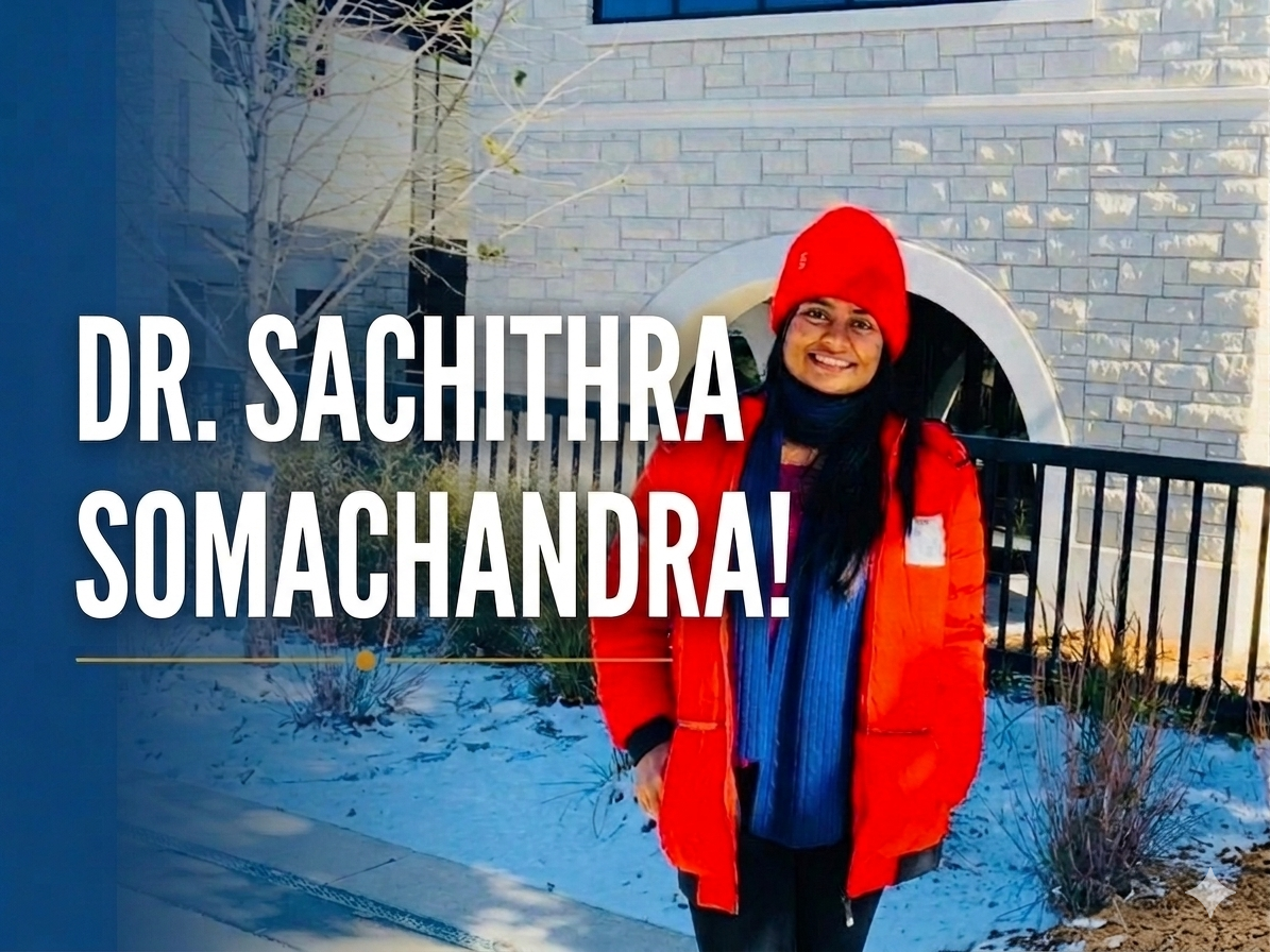 Congratulations – Dr. Sachithra Somachandra